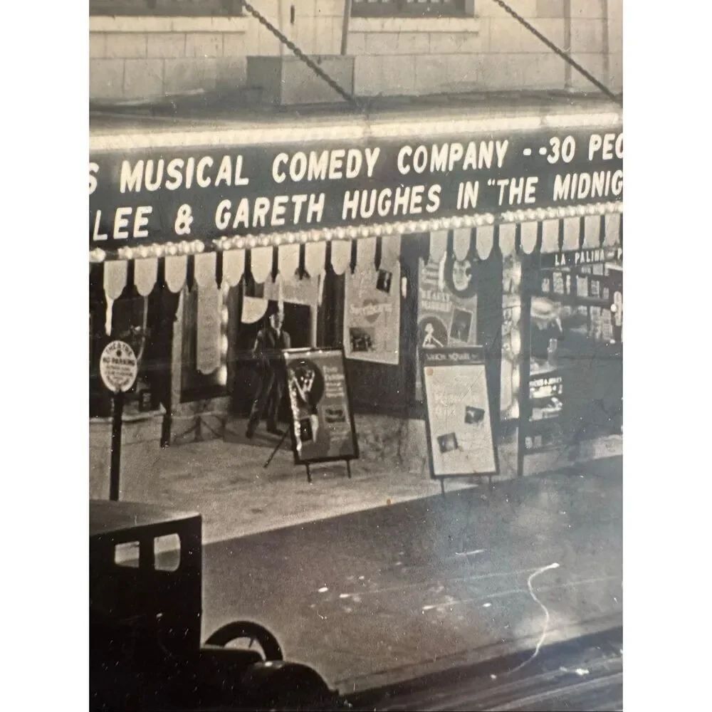San Francisco 1925 Union Square Theatre by Jack Tillmany black white framed phot